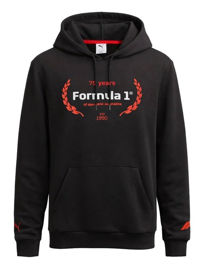 Puma F1 Essentials Fleece Men's Hoodie Black