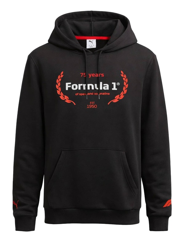 Puma F1 Essentials Fleece Men's Hoodie Black