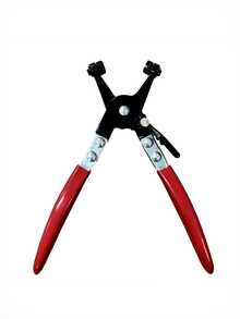 Heavy Duty 1/2 Pieces Hose Clamp Pliers Set With Long Wire Spring, Car Disassembly Kit, Flexible Hose Clamp Tool With Harness For Automotive Repair & Maintenance Manual Tool Kit - Red - View 6