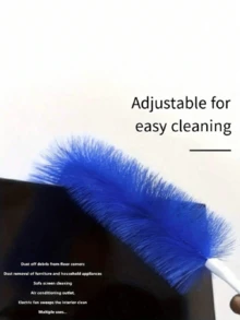 Bendable Duster, Spider Web Brush, Fan Cleaning Brush - Ultra-Fine Fiber Brush Head, Washable - Suitable For Fans, Air Conditioners, Drains, Screens, Blinds, Sofas, Furniture, Vents, Curtains, Cars, Etc. - Reusable Duster - Multicolor - View 5