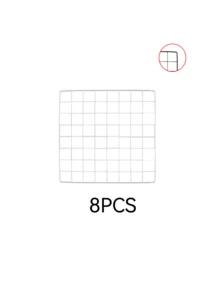 1 Piece Diy Pet Cage Parts, Including Pet Fences, Square Iron Mesh, Ladders, Partitions, And Cages Suitable For Homemade Cats, Dogs, Rabbits, - Multicolor - View 15