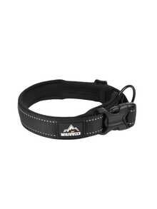 1pc Premium Dog Collar, Tactical Dog Collar With Handle And Heavy Duty Quick Release Metal Buckle, Thick, Adjustable, Reflective, Suitable For Medium To Large Dog Training - Multicolor - View 10