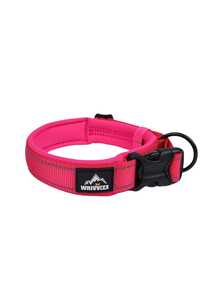 1pc Premium Dog Collar, Tactical Dog Collar With Handle And Heavy Duty Quick Release Metal Buckle, Thick, Adjustable, Reflective, Suitable For Medium To Large Dog Training - Multicolor - View 9