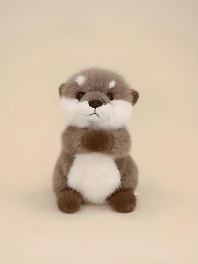 POKOJA LAND - BESTSELLERS Cute Otter-Shaped Plush Toy, Stuffed Otter, Plush Soft Touch, Very Suitable As A Gift For Girlfriends, Ideal For Girls, Birthday Holiday, Party Gifts, Plush Collection Decorations
