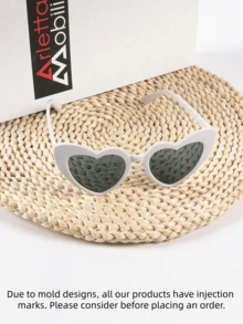 8 件复古心形女士 - 猫眼形派对礼物、新娘送礼会单身派对配饰、情人节婚礼礼物