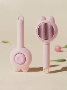 PETSIN Cat Brush Hair Removal Comb Shower Massage Pet Brush To Remove Loose Hair For Cats, Rabbits, And Dogs Grooming Supplies - Multicolor - View 4