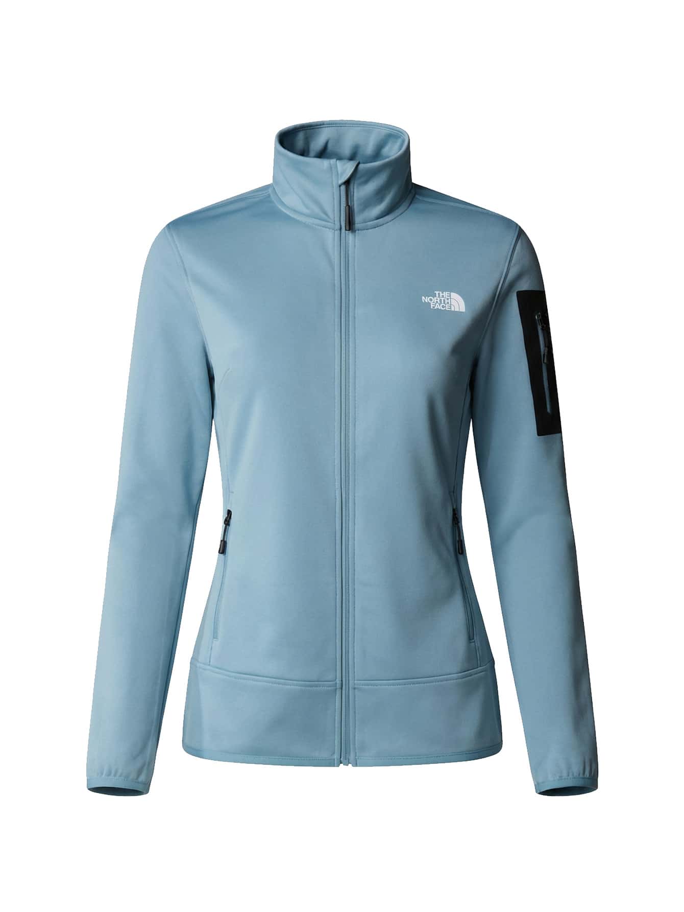 The North Face Mistyescape Women's Fleece Jacke Blue - Blue Black - View 1