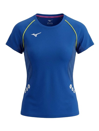Mizuno Women's Sports T-Shirts Blue