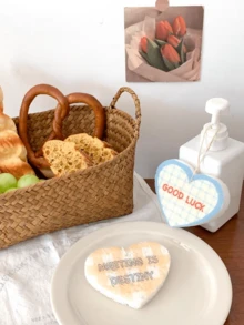 Joivida 多巴胺色木浆棉洗碗海绵，美观的INS风格厨房清洁湿巾，多用途清洁刷，适用于餐具、水果、蔬菜和炉灶，吸水性强，防油，易于清洁，宿舍和租房必备清洁用品 - 彩色 - 查看 7