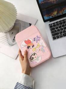 Cartoon Anime Series, Foldable Bathroom Mirror, Lightweight, Ultra-Thin, Portable Handheld Mirror, Durable Polyurethane Leather Material, Suitable For Various Occasions And Everyone, Square Foldable Design For Easy Carrying, Suitable For Valentine's Day Gifts, New Year Gifts, New Year Gifts, Gifts For Girlfriends, Holiday Gifts - Multicolor - View 6