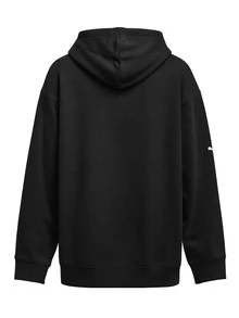 Puma Essentials Fleece Men's Hoodie Black - Black - View 2