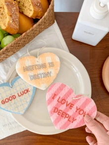 Joivida 多巴胺色木浆棉洗碗海绵，美观的INS风格厨房清洁湿巾，多用途清洁刷，适用于餐具、水果、蔬菜和炉灶，吸水性强，防油，易于清洁，宿舍和租房必备清洁用品 - 彩色 - 查看 8