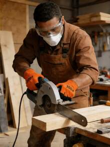 Men's Winter Work Gloves (4 Pairs) Waterproof Nylon Thermal Lined Anti-Slip Cold-Resistant Wear-Resistant Washable Heavy-Duty With Secure Grip For Construction Gardening Hiking Camping Skiing Snow Shoveling Heavy Industry Daily Cold Weather Work - Multicolor - View 6