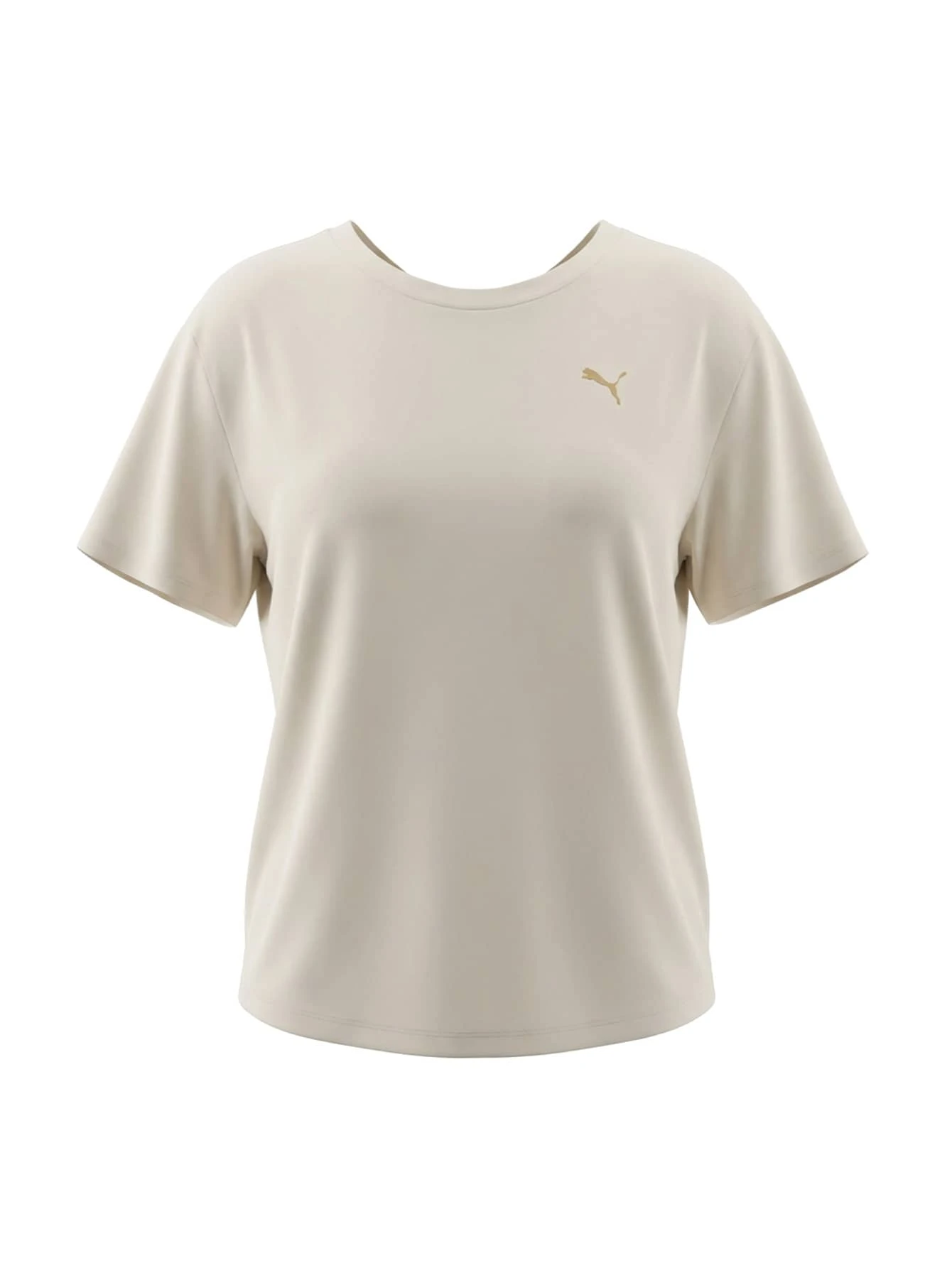 Puma Move Cloudspun Women T-Shirt Beige - White - View 1