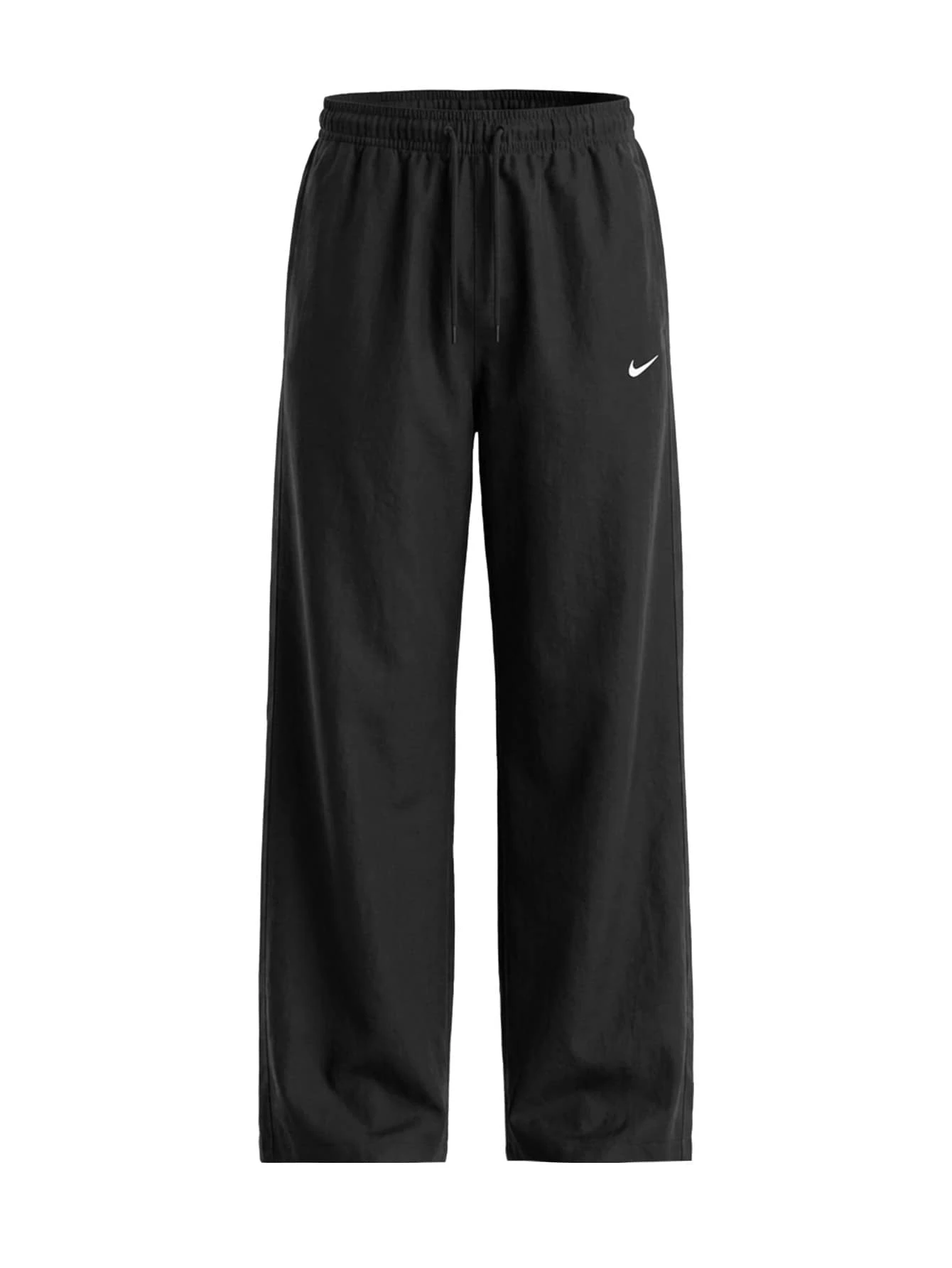 Nike Windrunner Women's High-Waisted Trousers Black - Black/White - View 1