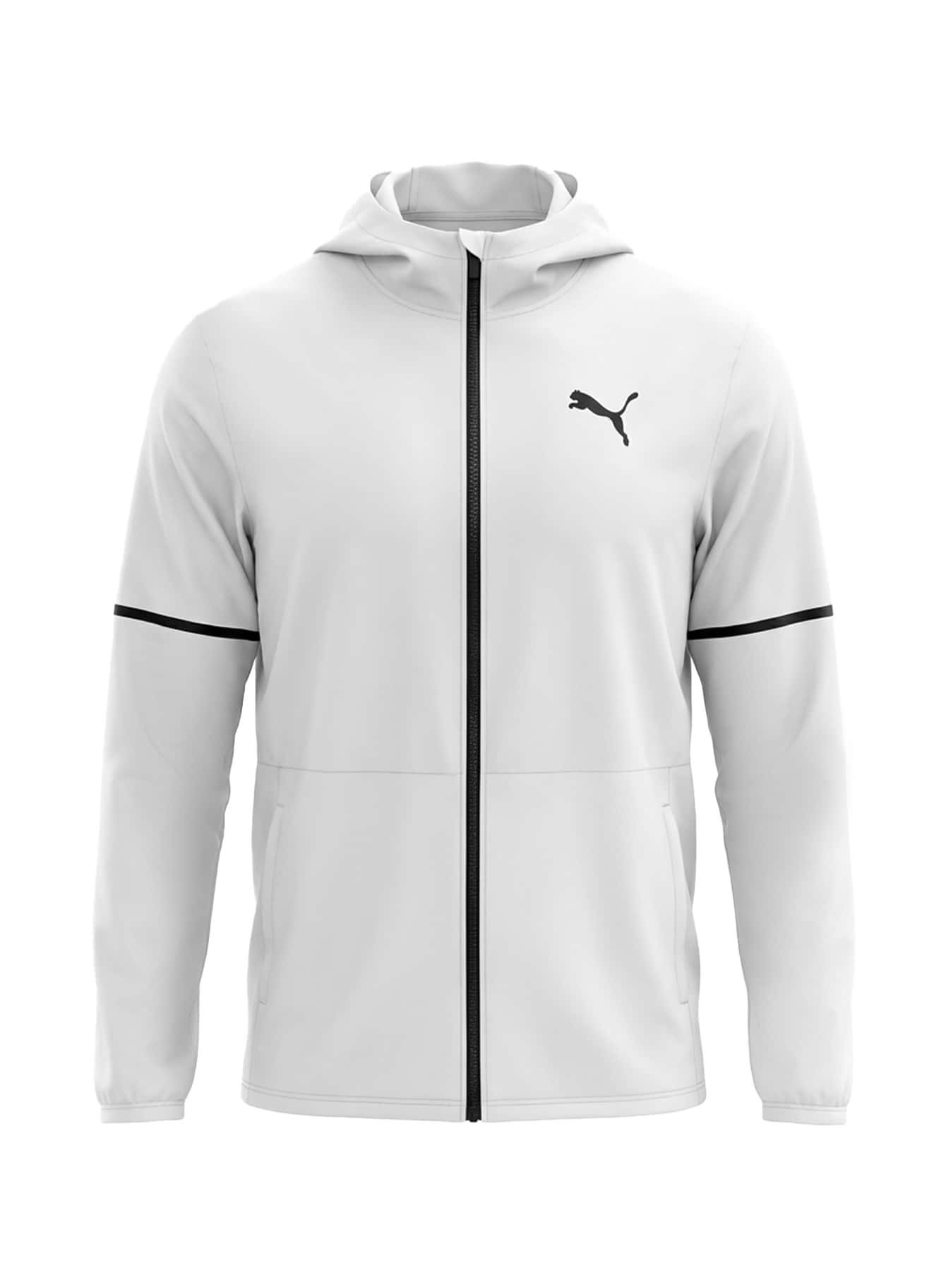 Puma Men's Jacket White - White - View 1