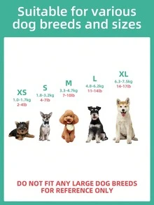 1件宠物衣服，可爱狗狗/猫咪套装，适合小型犬，保暖舒适加厚外套 - 藏青色 - 藏蓝色 - 查看 9