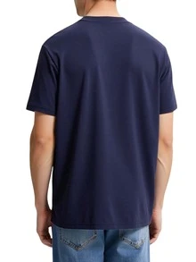 Napapijri Men's T-Shirts Navy Blue - BLU MARINE - View 2