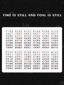 “永恒骏马 365 天每日日记贴纸” - 高品质宠物薄膜切割日记贴纸。 - 彩色 - 查看 2