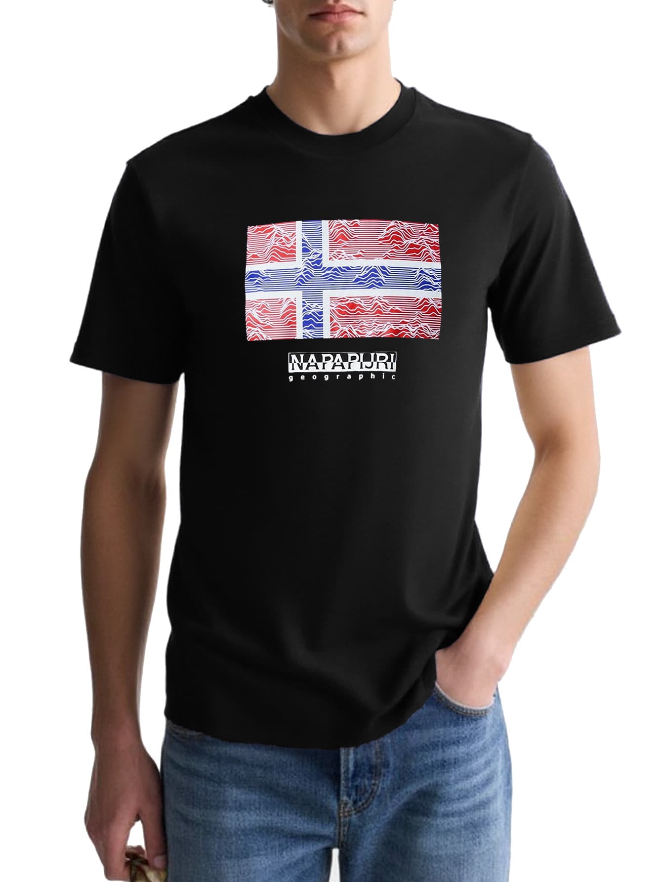 Napapijri Men's T-Shirts Black - Black - View 1