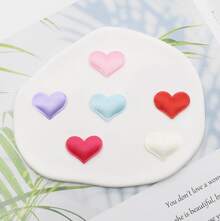 100 Pieces/Pack Of Heart-Shaped Petal Decoration, Holiday Colored Heart-Shaped Decoration Paper, Suitable For Wedding, Holiday, Party, Birthday, Halloween Decoration - Colored, Christmas Decoration, Christmas Gifts, Wall Decoration, Bedroom Curtains - Purple - View 4