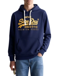 Men's Hoodie Navy Blue - Navy Blue - View 1