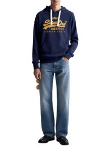 Men's Hoodie Navy Blue - Navy Blue - View 3