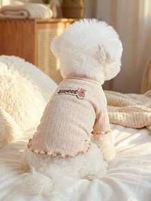 PETSIN 1 peça de roupa universal para cães e gatos, camiseta macia, respirável e confortável, pulôver casual para animais de estimação, ideal para primavera e verão. - Multicolorido - Ver 9