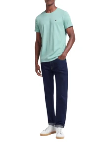 Armani 2 Pack Men's O-Neck T-Shirt Choco Surf - Choco/Surf - View 4