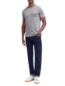 Armani 2 Pack Men's O-Neck T-Shirt Black Grey - Shade/Black - View 4