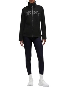 DKNY Tech Women's Full Zip Jacket Black - Black - View 3