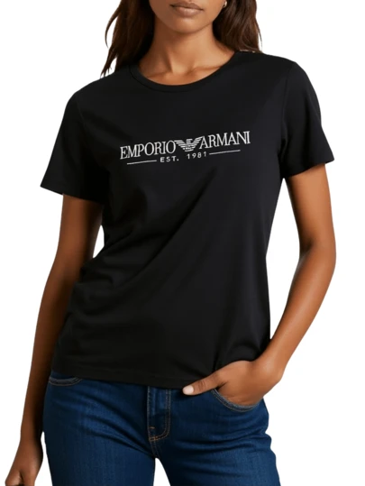 Armani Women's Loungewear T-Shirt Navy Blue