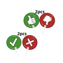 2 件装“是/否”手持答题板 | 小学课堂教学辅助工具，英语问答互动工具，正确/错误回答卡 - 彩色 - 查看 9