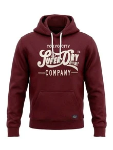 Men's Hoodie Red - Red - View 1