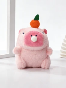 POKOJA LAND Capybara Plush Keychain Toy, Cute Capybara Doll That Can Spit Bubbles And Turn Its Tail, Capybara Soft Toy Pendant Backpack Decoration, Exquisite Gift Choice For Children's Friends - Multicolor - View 6