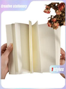 2pcs A5 Kraft Notebook, Blank Notebook, Thickened Journal, Vintage Notebook, Planner Notepad - suit - View 1