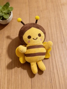 POKOJA LAND 1 Con ong đồ chơi mềm nhỏ, thú nhồi bông hình ong mật, móc khóa hình ong mật, đồ chơi hoạt hình sống động, búp bê đáng yêu, thích hợp làm quà tặng Giáng sinh, tiệc mừng em bé, sinh nhật, móc treo túi xách, mặt dây chuyền túi xách, quà tặng ngày lễ/sinh nhật. - Nhiều màu - Xem 4