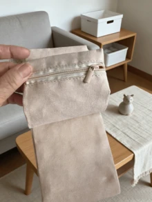 Madebyblanc Túi đựng trang sức cao cấp dành cho nữ, túi nhung có khóa kéo, hoàn hảo để đựng bông tai, dây chuyền và nhẫn - Túi du lịch chống bụi, lớp lót mềm mại, hộp quà tặng, thích hợp cho cô dâu, ngày Valentine, sinh nhật, Giáng sinh và các dịp khác. - Nhiều màu - Xem 8