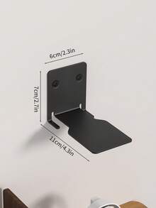 1件/2件/4件装 现代悬浮式壁挂置物架 隐形储物架 适用于家庭办公室书房 节省空间 无需用电 - 彩色 - 查看 4