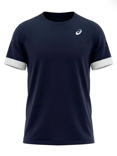Asics Court Men's T-Shirts Navy Blue