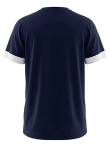 Asics Court Men's T-Shirts Navy Blue - WHITE/MIDNIGHT - View 2