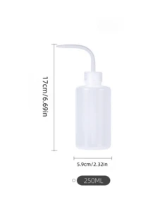 1 bình tưới cây, bình tưới cây dạng bóp, bình tưới cây mọng nước cho cây cảnh và hoa, bình bóp, bình rửa miệng bằng nhựa miệng cong, bình tưới có miệng nhọn cho cây trồng trong chậu. - trắng - Xem 12