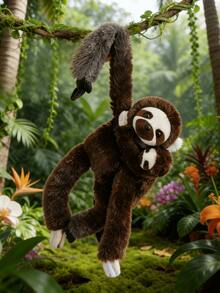 MINKOJA 悬挂系列毛绒玩偶——可悬挂的小动物，可爱的毛绒玩偶，可选长臂猴、大猩猩、树懒、长臂猿等，柔软的填充玩偶可用作装饰吊坠、窗帘绑带、摄影道具，是生日或节日惊喜礼物，情人节、感恩节、复活节等节日玩具礼品。 - 彩色 - 查看 20