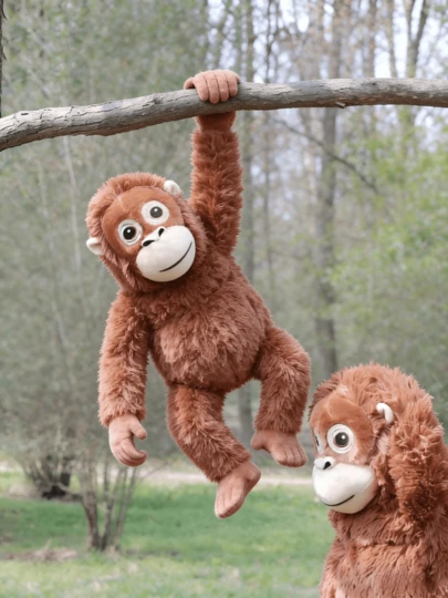 MINKOJA Realistic Gorilla Plush Pillows And Wall Decorations - Perfect For Christmas, Anniversaries, And Holidays, Cute Collectible Gifts For Children And Adults, Birthday Surprise Gifts, Christmas Easter