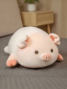 MINKOJA - BESTSELLERS 1 件毛绒小猪抱枕/玩偶，会下蛋的毛绒小猪，节日礼物，生日礼物，平安夜礼物，圣诞节礼物，完美礼物，复活节礼物，儿童玩偶，复活节 - 彩色 - 查看 13