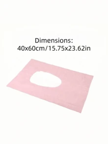 30/100 piezas Cubiertas desechables para asiento de inodoro, impermeables y portátiles, alfombrilla de papel extra larga para inodoro para hotel, lugares públicos, viajes, club de ocio y uso doméstico, decoración de otoño - Multicolor - Ver 2