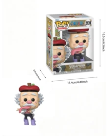 Mô hình Funko Pop Vinyl sưu tầm, One Piece Vegapunk #2139, mô hình trưng bày có hộp, nhân vật nhà khoa học anime đầu to dễ thương, vật trang trí bàn làm việc, quà tặng cho người hâm mộ anime. - Nhiều màu - Xem 2