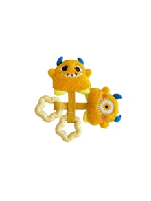 1 món đồ chơi gặm nướt có tiếng kêu cho chó - Đồ chơi nhai giúp làm sạch răng cho chó - Giúp kiểm soát cao răng, làm sạch răng, thỏa mãn bản năng nhai tự nhiên của chó và giúp hơi thở thơm mát. - Nhiều màu - Xem 5