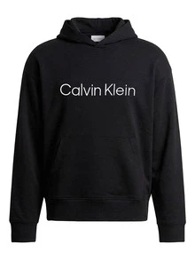 Calvin Klein Men's Hoodie Black - 黑色 - 查看 4