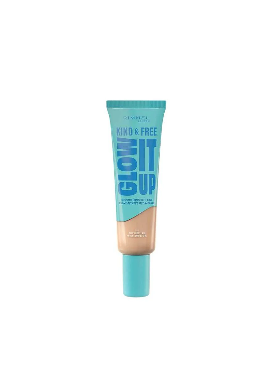 Rimmel Kind & Free Glow It Up Moisturising Skin Tint 001 Fair Porcelain 30 Ml - 001 Fair Porcelain - View 1